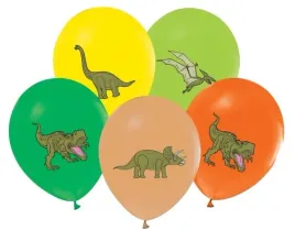 balony-dinozaury-kolorowe-dekoracja-dino-5-szt