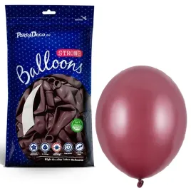 balony-metalic-strong-30c-profesjonalne-bordo-100s