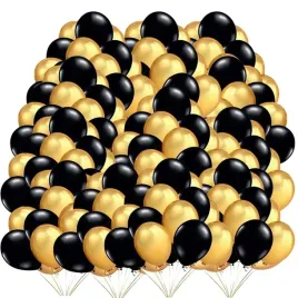 balony-2025-czarne-pastel-zlote-metal-100szt-sylwek-nowy-rok-dekoracja-sali