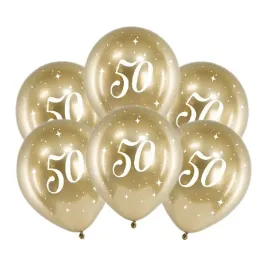 balony-zlote-glossy-metaliczne-urodziny-liczba-50-piecdziesiatka-chromowane