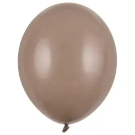 balony-profesjonalne-10-cal-pastel-brazowe-x100-urodziny-animacje-capuczino