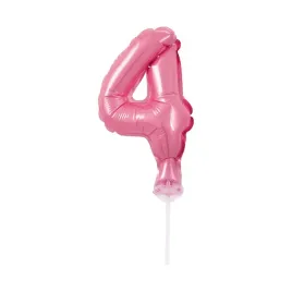 balon-foliowy-topper-cyfra-4-13-cm-rozowy