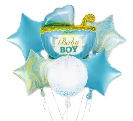 bukiet-balonowy-wozek-blekitny-6szt-niebieski-dla-chlopczyka-duzy-roczek