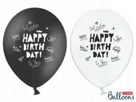 balony-strong-happy-birthday-bialy-czarny-30cm