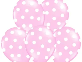 balony-jasnorozowe-w-biale-kropki-groszki-grochy-30cm-6szt