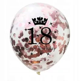 balon-z-konfetti-rozowe-zloto-nadruk-na-osiemnastke-18-urodziny-55cm-1szt