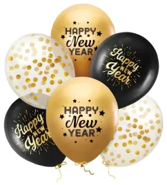 balony-lateksowe-happy-new-year-sylwester-mix-6-sztuk-syl-084
