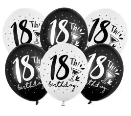balony-18stka-30cm-birthday-urodziny-6szt-biale-czarne-osiemnastka