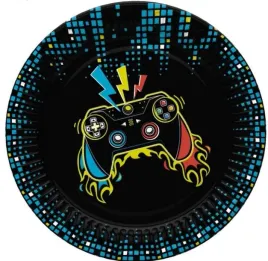 talerzyki-papierowe-play-joystick-pad-o18cm-8-szt-dekoracj-stolu-dla-gracza
