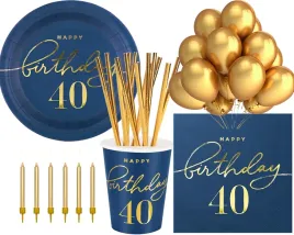 zestaw-kubeczki-talerzyki-papierowe-40-th-birthday-granatowe-zlote