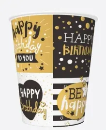 kubeczki-papiero-czarne-zlote-happy-250ml-napoje-urodziny-x8-happy-birthday