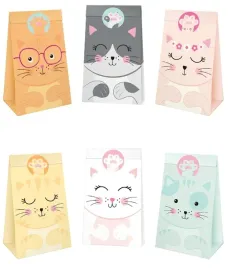 torebki-papier-na-cukierki-kotki-kotek-6szt-zwierzatka-koteczki-na-urodziny