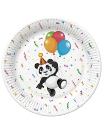 maki-talerzyki-papierowe-wesola-panda-zwierzatka-8s-dekoracja-urodziny-22cm