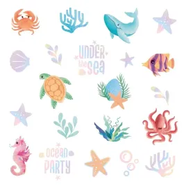 tatuaze-zmywalne-zwierzeta-morskie-delfin-rybka-syrenka-1-9-urodziny-ocean