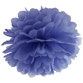 pompon-bibulowy-dekoracja-do-powieszenia-granatowy-dekor-honeycomb-35cm