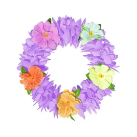 opaska-hawajska-na-glowe-fioletowa-na-gumce-hawajskie-aloha-impreza-54cm