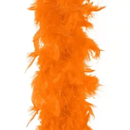 szal-boa-z-pior-naturalne-dlugie-pomaranczowe-halloween-andrzejki