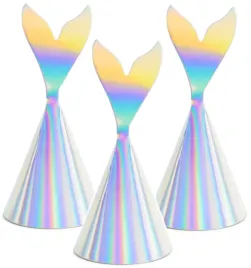 czapeczki-urodzinowe-papierowe-syrenka-18-cm-6-szt