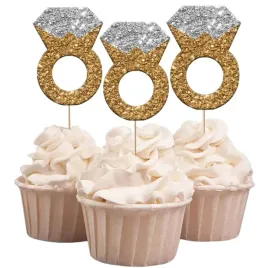 toppery-pierscionki-brokatowe-dekoracja-bride-to-be-wieczor-panienski-tort