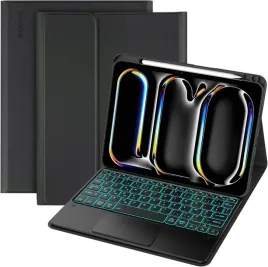 cacoe-etui-z-podswietlana-klawiatura-ipad-pro-11-m4-2024-touchpad-czarne