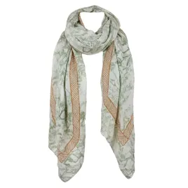 szal-damski-guess-chusta-dluga-wzorzysta-zielona