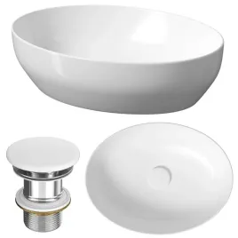 umywalka-nablatowa-elipsa-bialy-polysk-larga-50x38-cersanit-zestaw-korek