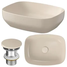 umywalka-nablatowa-prostokatna-bezowy-mat-larga-50x38-cersanit-z-korkiem