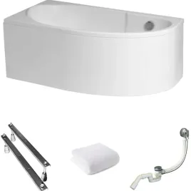 wanna-asymetryczna-145x85-miki-lewa-obudowa-syfon