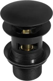 korek-click-clack-czarny-z-przelewem-do-umywalek-nhc-b10b