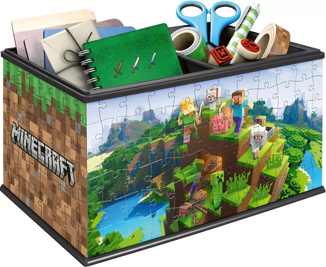 puzzle-3d-216-elementow-szkatulka-minecraft-stan-nowy