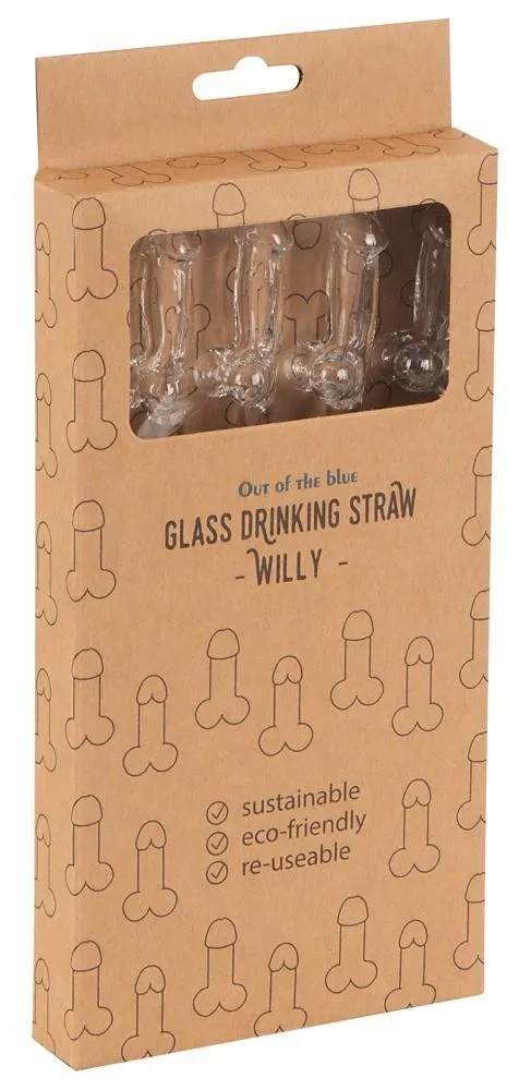 glass-drinking-straw-willy-x-4