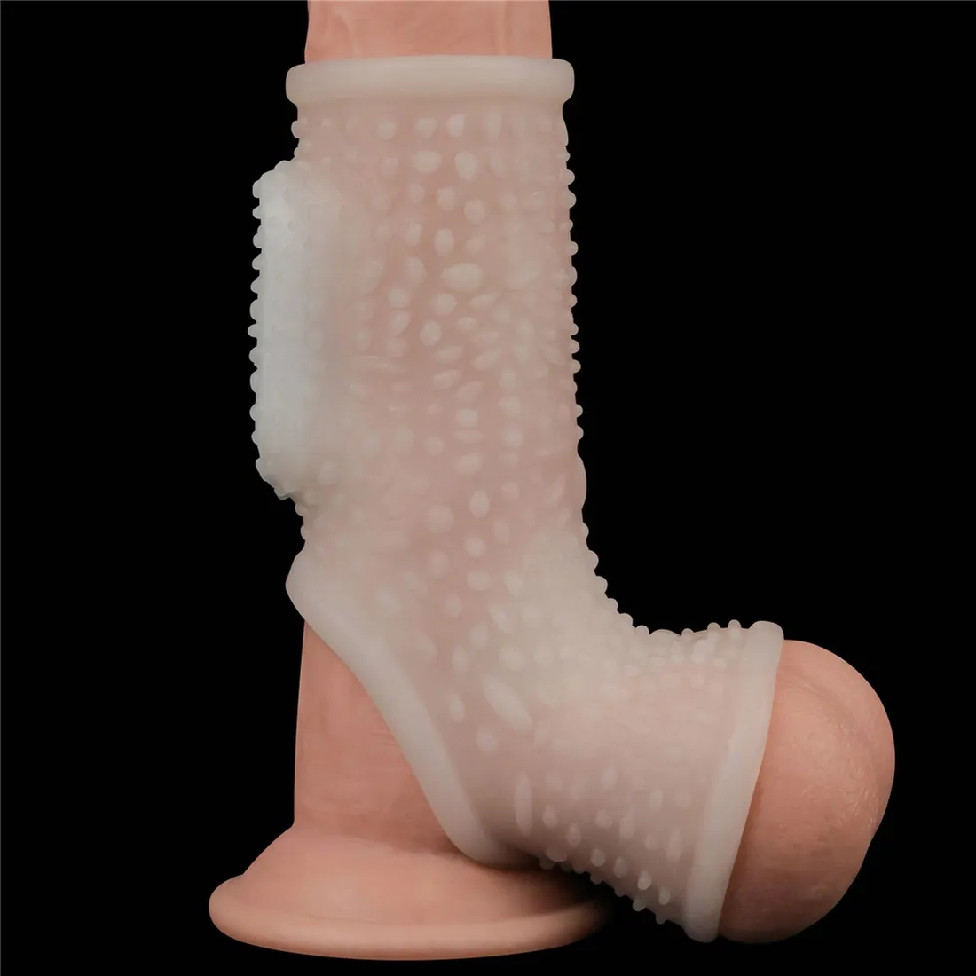 vibrating-drip-knights-ring-with-scrotum-sleeve-white