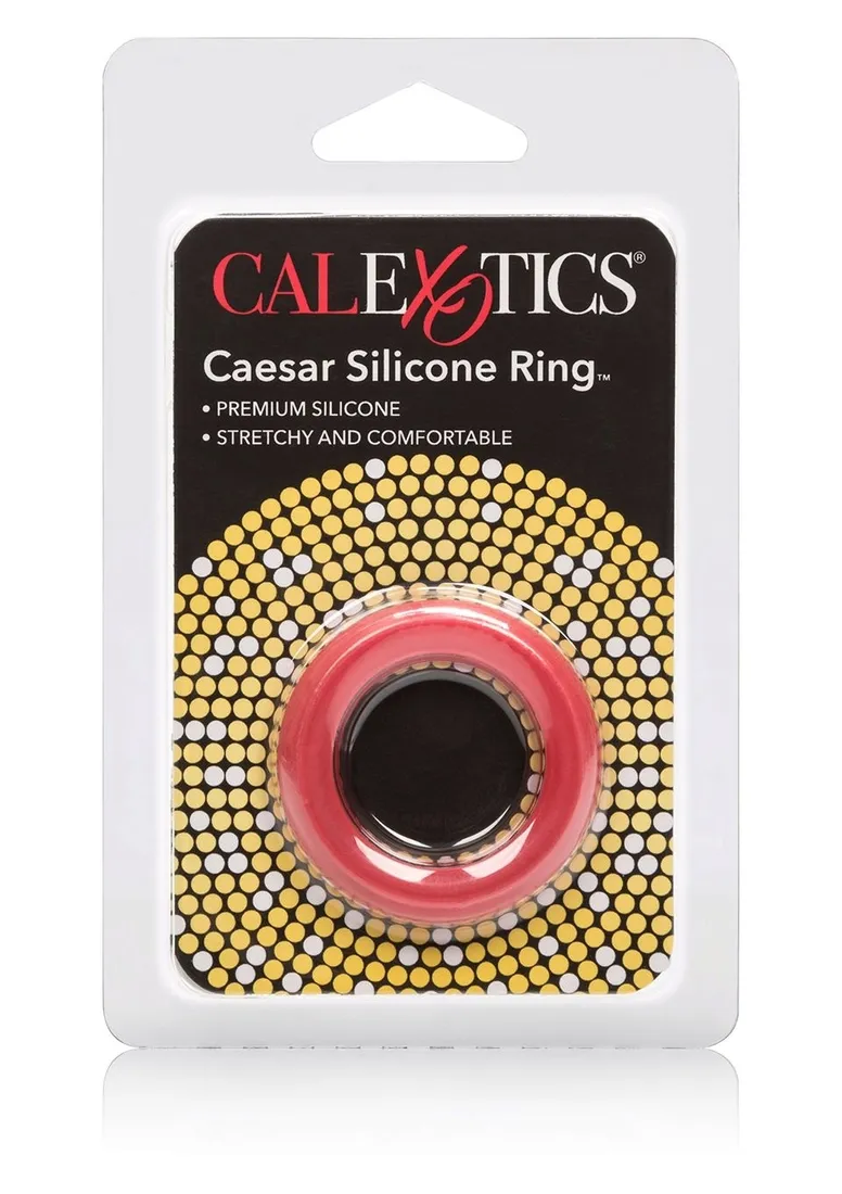 pierscien-caesar-silicone-rings-red