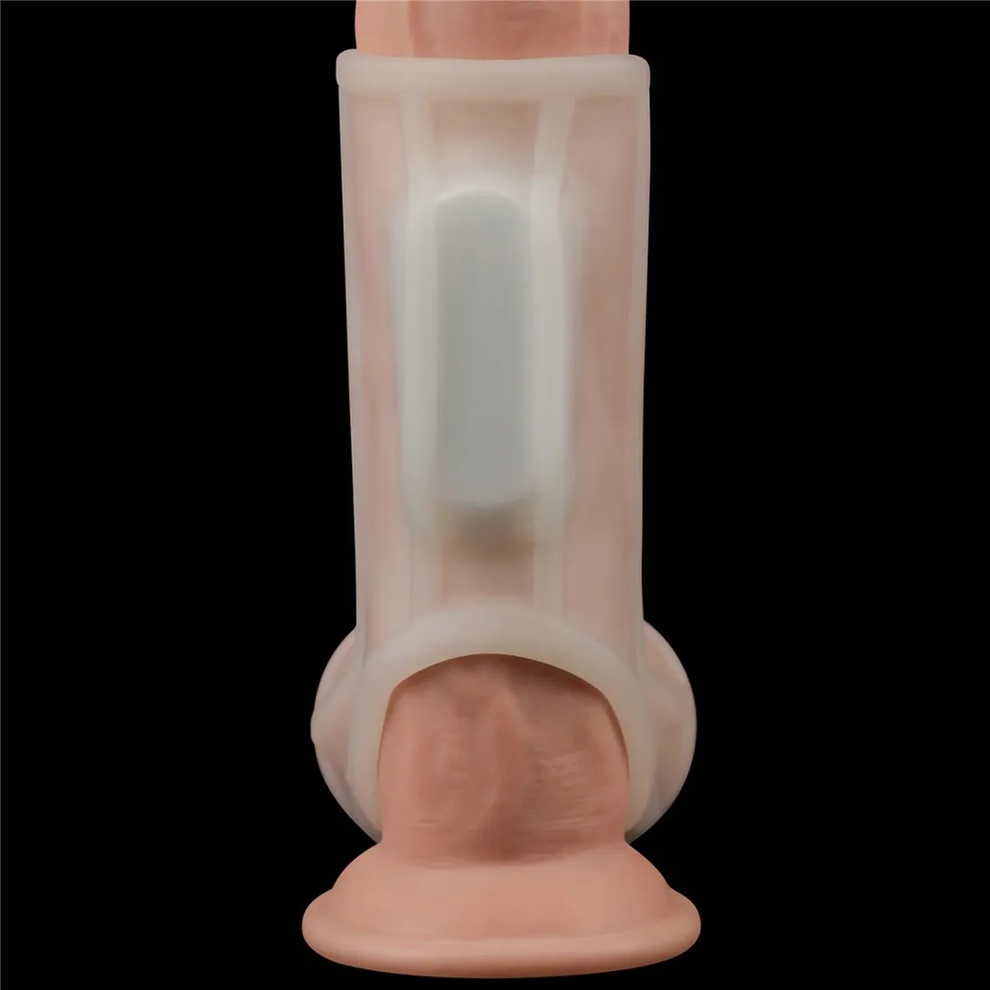 vibrating-ridge-knights-ring-with-scrotum-sleeve