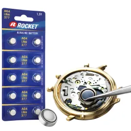 baterie-alkaliczne-ag4-lr66-377-rocket-15v-dlugi-termin-10-szt