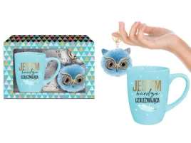 kubek-jestem-bardzo-uzalezniajaca-zestaw-kubek-barylka-pastel-300ml-niebi