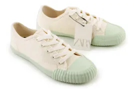 buty-damskie-zara-canvas-trampki-tenisowki-kremowe