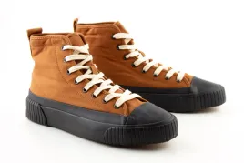 buty-meskie-zara-trampki-brazowe-wysokie