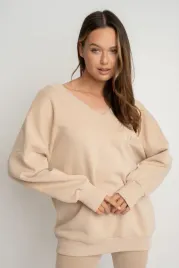 bluza-z-dekoltem-oversize-bezowa-biscoe-mother-eart-m-l