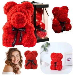 mis-z-platkow-roz-wieczna-roza-rozowy-rozyczek-z-roza-na-walentynki-z-roza