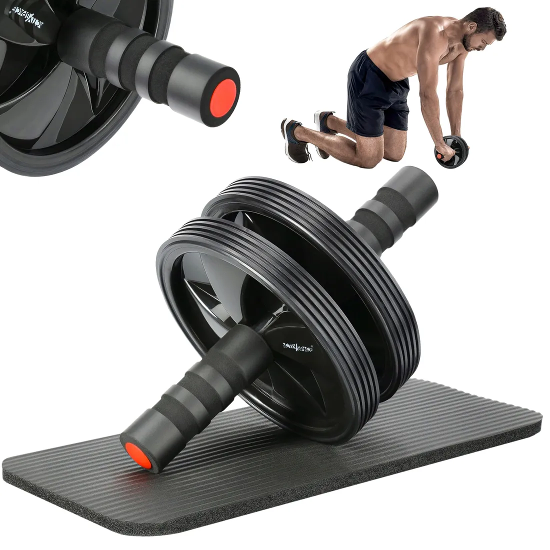kolko-podwojne-activ-space-do-treningu-cwiczen-miesni-brzucha-roller