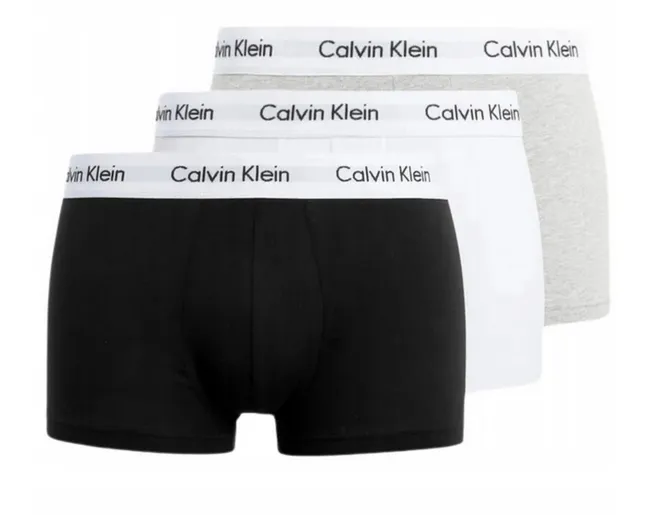 CALVIN KLEIN BOKSERKI MĘSKIE 3-PACK TRUNK L