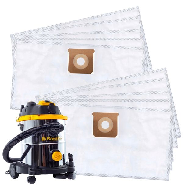 10x DUŻE WORKI SYNTETYCZNE DO RIWALL ZYGA2 ZYGA 3200 2.0 NA PYŁ GIPS 20L