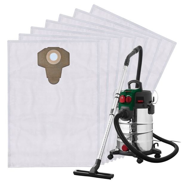 7x DUŻE WORKI SYNTETYCZNE DO PARKSIDE PWD 30 C1 1500W Z LIDLA WORKI 30L XXL