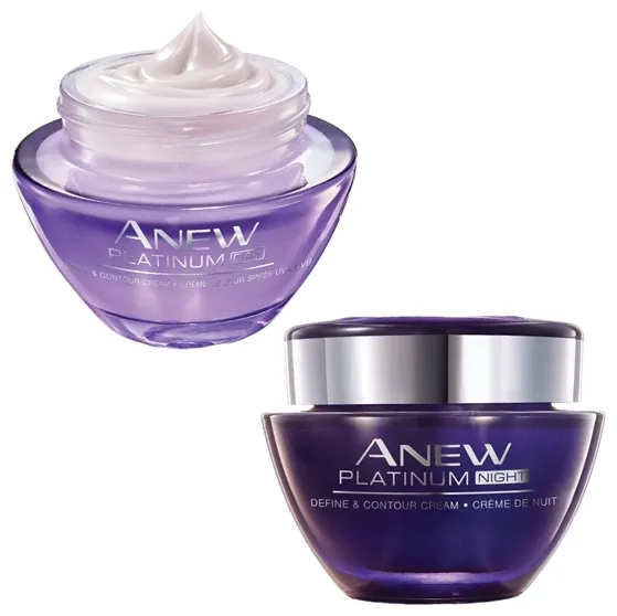 Zestaw kremów Avon Anew Protinol do twarzy na dzień i na noc 55+