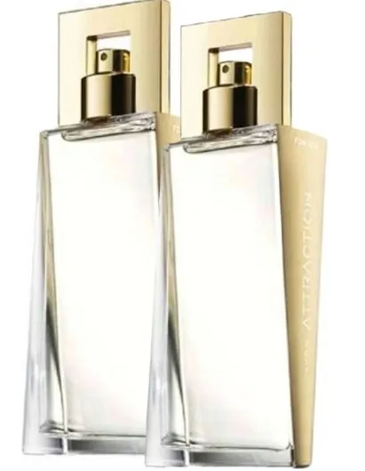 Zestaw 2 sztuki AVON ATTRACTION DLA NIEJ WODA PERFUMOWANA XL 100ml x2