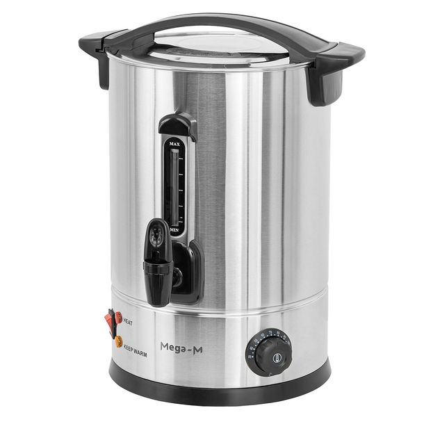 WARNIK DO WODY 10L Podgrzewacz Dwuściankowy Do Kawy Herbaty 1800W Mega-M