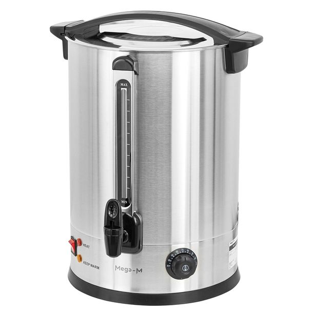 WARNIK DO WODY 24,5L Podgrzewacz Do Kawy Herbaty Stal Nierdzewna 2800W