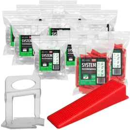 system-poziomowania-plytek-x-level-zestaw-1000-klipsow-200-klinow-fuga-1mm