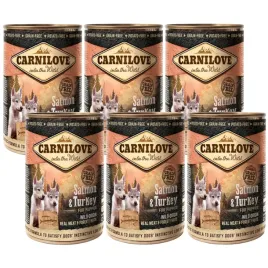 carnilove-dog-puppy-salmon-and-turkey-6-x-400g